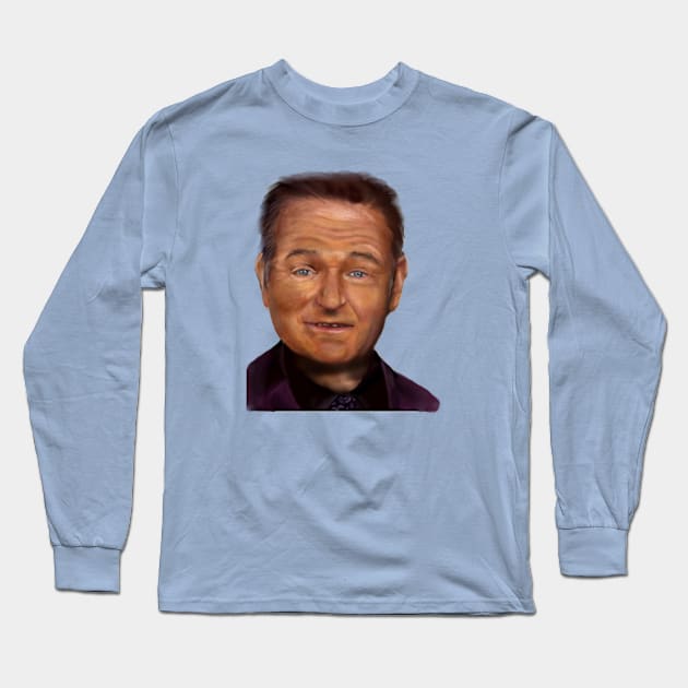 Robin Williams Long Sleeve T-Shirt by valentia